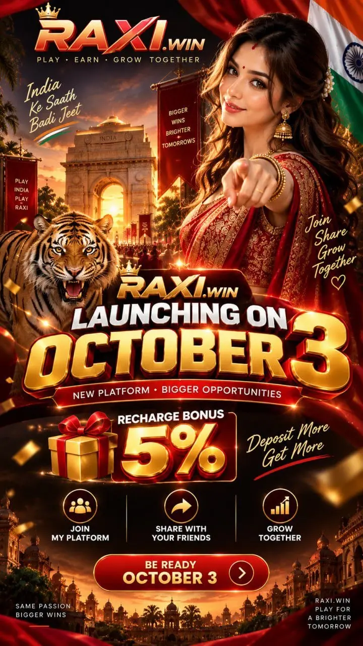 RAXI.WIN — Play, Earn, Grow Together. Launching October 3.